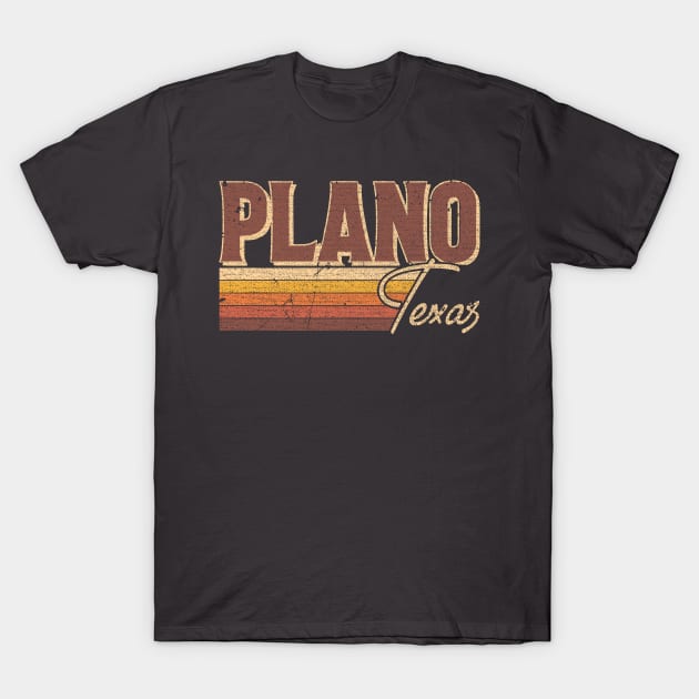 Retro Plano Texas T-Shirt by dk08